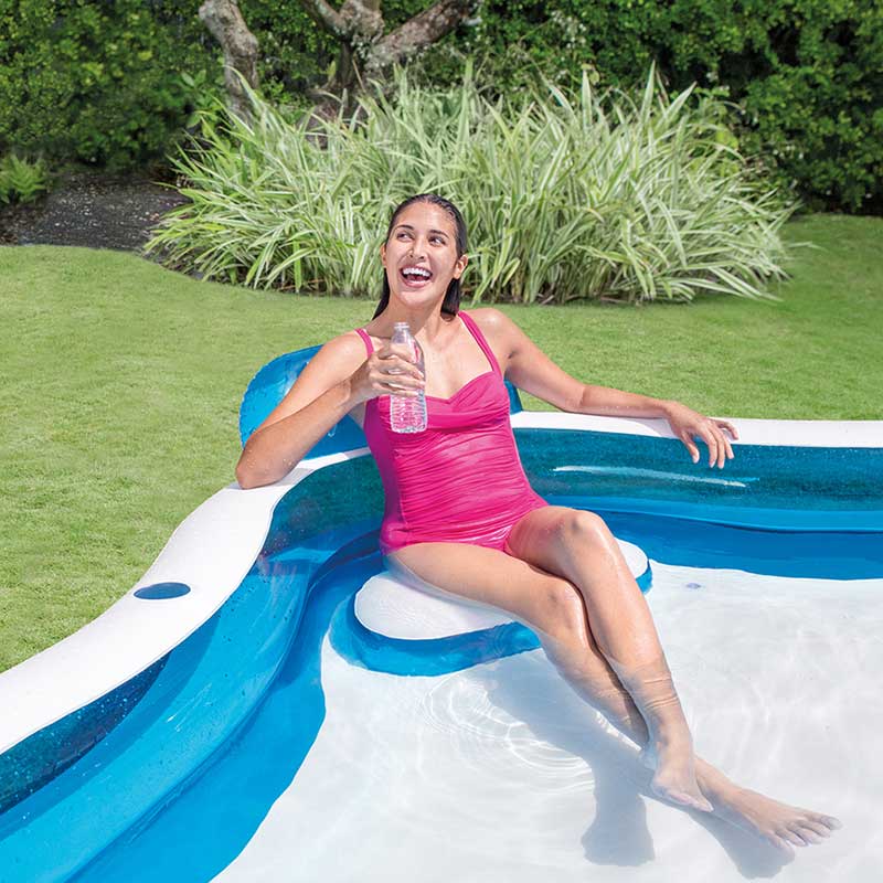 Intex　Center　Inflatable　Swim　Family　Pool